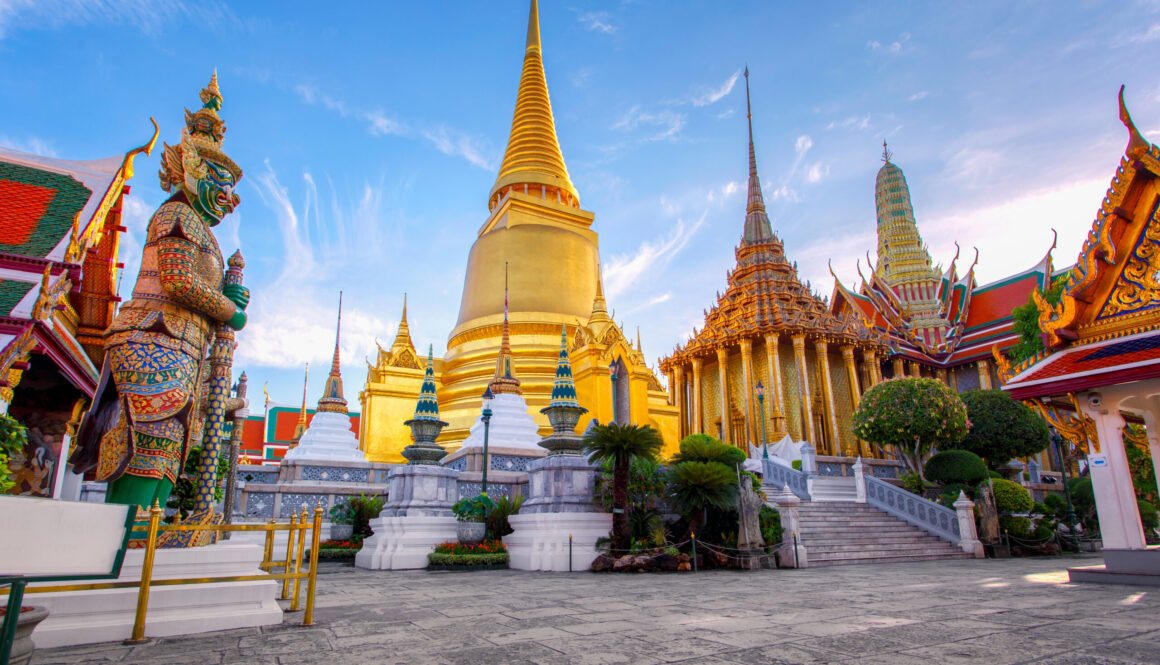 Wat Phra Kaew Ancient temple in bangkok Thailand